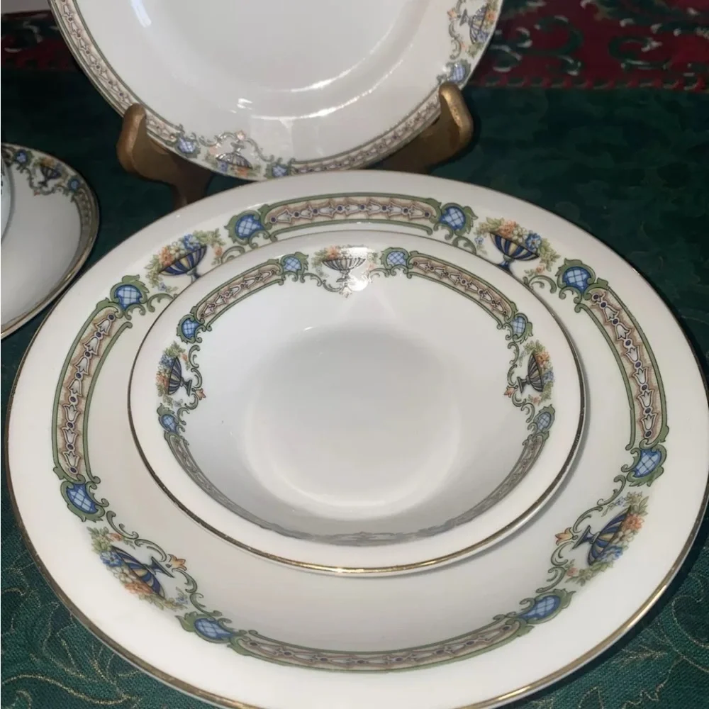 7 Piece Place Setting ART‎ DECO PAUL MULLER, SELB, BAVARIA, 